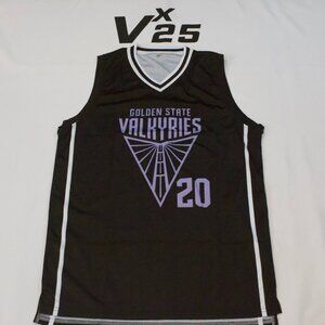 NEW Men's Golden State Valkyries Kate Martin #20 Black Jersey Size Medium